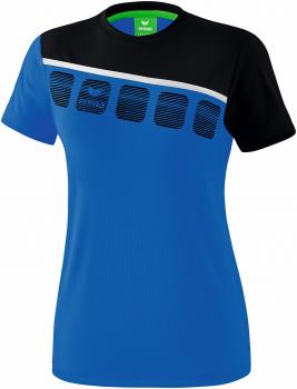 5-C T-Shirt Damen - new royal/schwarz/weiß